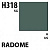 Краска акриловая Mr.Hobby Radome (цвет обтекателя), полуглянцевая, 10 мл (H318)