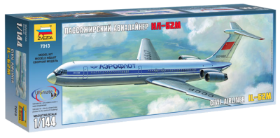 1/144 Советский пассажирский авиалайнер Ил-62М _7013_